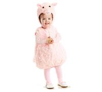 Toddler's Cute Pig and Piglet Costume for Halloween Parites and Dress Up - Piglet Belly Babies