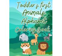 Toddler's First Animal Alphabet Coloring Book