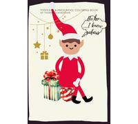 Toddlers & Preschool Coloring Book by Thomas Sigurdsson: Simple educational Christmas shapes featuring fun line art that your kids will love and will learn creativity and patience!