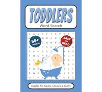 Toddlers Word Search Games: 50+ Puzzles With Easy to Read Print about Parenting, Kids, and Children & More | 6x9 inches 110 pages | Gift for Vacations, Holidays, Leisure