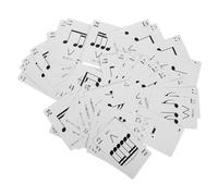 Toddmomy 1 Caja Tarjetas de Lectura de Rhythm Poker Tarjetas flashas Actividades de Ritmo Musical Entrenamiento de Ritmo Musical Herramienta de enseñanza de Ritmo apuntalar Juego Papel