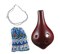 Toddmomy 1 Juego 6 Ocarina para pequeño instrumento instrumentos musicales de instrumento de Dolomita de Café Color Aleatorio