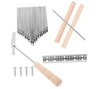 Toddmomy 1 Juego Accesorios de Kalimba Diy de Incluye Teclas Sillín Martillo de Afinación y Tornillos Piano de Pulgar Creación Musical Casa