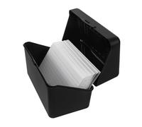 Toddmomy 1 Juego Caja De Almacenamiento De Tarjeta Índice Estuche Organizador De Fichas Titular De La Tarjeta De Felicitación Titular De Papel De Notas Porta Tarjetas El Plastico