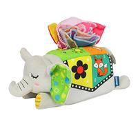 Toddmomy 1 Juego Caja de Pañuelos Juguete Sensorial Bebés y Estimulación Temprana Ejercicio de Manos y Seguro Desarrollar Habilidades Lógicas y Atención