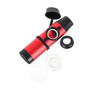 Toddmomy 1 Juego Compañero De Ukelele Kazoos Musical Instrumento Kazoo Instrumento De Acompañamiento Armónica De Aleación De Aluminio Mirlitón De Metal Rojo Plastico Para Alimentos