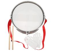 Toddmomy 1 Juego Conjunto De Tambores Alambre De Timbales Tambor De Mano De Juguete Tambor De Niños Banda De Marcha De La Carpeta Del Tirón Tambor Taiko Acero Preescolar Rompecabezas