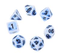 Toddmomy 1 Juego De 7 Piezas Dados Antiguos Juego De Dados Al Aire Número De Dados Juegos De Dados Reunión Dados Poliédricos Dados De Juego De Mesa Acrílico Green