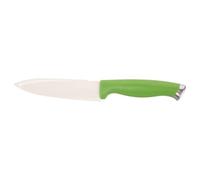 Toddmomy 1 juego de cuchillos de cocina de cerámica - Hoja de cerámica de 10 cm con funda - Cortador con mango de plástico para rebanar verduras, frutas, mantequilla y pan para la preparación de