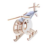 Toddmomy 1 Juego De Panel Solar De Avión para Rompecabezas De Ensamblaje Científico Modelo De Avión De Madera Modelo De Avión Avión De Madera Componentes De Plástico Y Metal