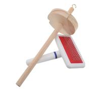 Toddmomy 1 Juego de Peine para Gatos, Herramienta para el Cuidado de Mascotas, Dispositivo para Reciclar Pelo, Huso de Hilo de Madera para Recoger Pelo de Mascotas, Cuerda Trenzada, Bricolaje.