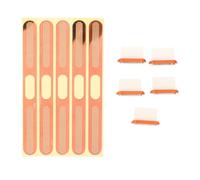 Toddmomy 1 Juego de Tapones Antipolvo USB C: 5 Tapones para Puerto de Carga Tipo C y 5 Protectores de Pantalla de Malla Antipolvo para Altavoz compatibles con 17 Pro MAX