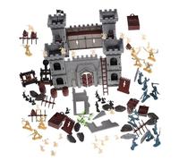 Toddmomy 1 Juego Ensamblar Juguetes Modelo de Castillo muñecos Juguetes Accesorios Decoraciones Piratas de Halloween Espada Pirata de plastico Maqueta de Castillo el plastico