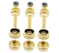 Toddmomy 1 Juego Hebilla De Botón De Pistón De Trompeta Herramienta De Trompeta Musical Portátil Lavadora De Trompeta Botón De Trompeta Parte De Trompeta Golden Metal