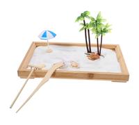 Toddmomy 1 Juego Juguetes De Jardín De Mesa De Arena Mini Equipo Juguete De Mesa De Playa Bandeja De Arena De Juguete Escena del Océano Mesa De Arena Juguetes De Escritorio El Plastico