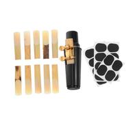 Toddmomy 1 juego Kit de Boquilla para Saxofón Accesorios Completos de con Lengüetas Almohadillas y Capuchón de Plástico el Control Precisión del Sonido