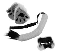 Toddmomy 1 Juego Máscara De Pescado Máscara De Accesorios De Disfraz De Marrón Máscara De En De Halloween Máscara De Dragón Traje Peludo Piel Sintética