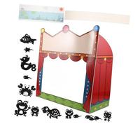 Toddmomy 1 Juego Material Didáctico para Títeres De Sombras Movimiento De Marionetas De Mano Juego De Títeres Teatro De Marionetas para Juguetes De Cuentos Papel Black