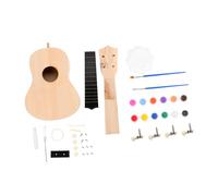 Toddmomy 1 Juego Traje De Ukelele Equipo Guitar Construir Principiante Kit De Construcción De Ukelele Suministros Para Hacer Ukelele Diy Accesorios Para Manualidades Diy Madera