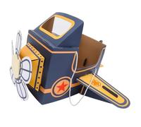 Toddmomy 1 PC Cardboard Kit De Avión De Cartón Cardboard Disfraz De Avión Recortado De Cartón De Avión