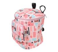 Toddmomy 1 Pieza bolsa de cochecito portátil bolsas organización pequeño bolso de la guardería del cochecito bolsa de suministros para bebés paseante bolsa para bebés nylon rosa