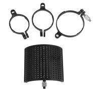 Toddmomy 1 Pieza Protección Antipop Del Micrófono Cubierta De Micrófono Estallido Azul Cubierta De Espuma Para Grabación Filtro De Chasquidos Del Micrófono El Plastico Black