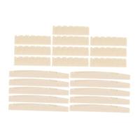 Toddmomy 10 Pares Accesorios para Cejuelas de Guitarra Acústica de Cuerdas Cejuela de Plástico Pre-ranurada de Puente para Reemplazo DIY para Instrumentos Clásicos