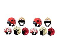 Toddmomy 10 Piezas Casco Protector de Pollo Sombrero para Aves pequeñas Sombrero de plástico para Aves Cabeza de Pollo Casco para Mascotas Casco de Patos Casco de Aves de Corral el plastico
