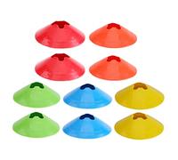 Toddmomy 10 Piezas Conjunto de Placas de Entrenamiento de Fútbol Discos de de de Entrenamiento para Agilidad y Coordinación Rojo Azul Verde Naranja Interiores y Exteriores