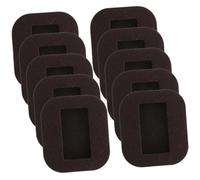 Toddmomy 10 Piezas Copas Fieltro para Ruedas Sillas Protectores Antideslizantes para Patas Muebles Pesados Base para Ruedas Giratorias Reduce Ruido y Protege Suelos