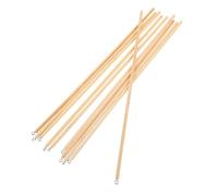 Toddmomy 10 Piezas de Varillas de Control para Marionetas Chinas de Sombra, Material Madera y Metal, Diseño Ergonómico para Experiencia DIY en Espectáculos Tradicionales