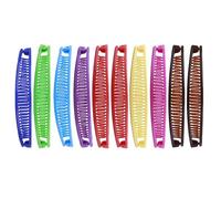 Toddmomy 10 Pinzas Cabello de Propileno Antideslizantes y Fáciles de Usar, Diseño Simple y Colorido, para Niñas en Bodas Estación Varios estilos