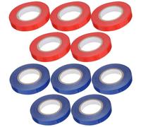 Toddmomy 10 Rollos Cinta Adhesiva 0,4 Pulgadas PVC 30 Metros Resistente | Cinta Elástica Reutilizable para Cultivadores, Sujeción , Adecuado para Ramas y Cercas