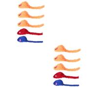 Toddmomy 10 Uds Gato De Peluche De Juguete Tanque De Peces Animales De Peluche Esponjosos Filtro De Acuario Medios De Comunicación Alimentador De Gusanos De Pescado Porristas para