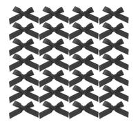 Toddmomy 100 Mini Lazos Negros: Pequeños Lazos Decorativos de Cinta, Adornos de Cinta Diminutos de 1,89 Pulgadas para Costura, Álbumes de Recortes, Tarjetas, Vestidos de Navidad Y Accesorios para El