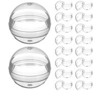 Toddmomy 100 Piezas Bolas Transparentes De Plástico Rellenables 1.1 Pulgadas para Manualidades Decoración De Fiesta Máquinas Expendedoras Y Regalos Infantiles