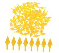Toddmomy 100 Piezas Boquita de Pollo Amarilla muñecos para Pico de muñeca Pico de Pollito de Pato Boca Artesanal Nariz de Zanahoria de muñeco de Nieve Pico de Pato el plastico Yellow