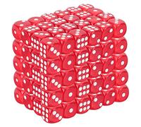 Toddmomy 100 Piezas Dados Rojos Fiesta Dados Gigantes Número De Dados Juguetes Familia Matices Dados En Blanco A Granel Juego De Dados Divertido Indemnización Nuestro Jumbo Y Acrílico