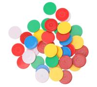 Toddmomy 100 Piezas Fichas Redondas Pequeñas de Acrílico Colores Surtidos para y Aprender Matemáticas Educativo