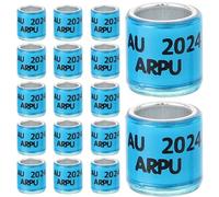 Toddmomy 100 Uds Anillos De Pata De Paloma De Aluminio Anillos De Pata De Paloma Entrenamiento Identificar Bandas para Patas De Pájaros con 2024 Au Entrenamiento Identificar Anillo De Pie