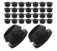 Toddmomy 100 Unidades Arandelas de Silicona para Riego por Goteo, Juntas de Sellado Negro Tpe, Rendimiento Fiable para Sistemas de Irrigación en Invernaderos y Agricultura