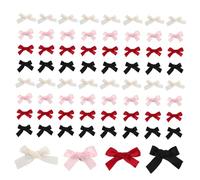 Toddmomy 100piezas Mini Pinzas Lazo Accesorios Cabello Cinta De Pasadores Ligeros Para Niñas y Adolescentes Para Peinados Cotidianos La Frente