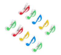 Toddmomy 10piezas Clip De Notas Musicales Clips Para Libros De Música De Piano Soportes Para Partituras Prácticos