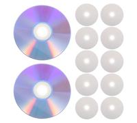 Toddmomy 12 Discos DVD grabables - Discos DVD-R en Bloque, Soporte grabable para grabación de música y Almacenamiento de Conversaciones telefónicas - Virgen de 4,7 GB para Archivo informático