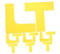 Toddmomy 12 Piezas Kit de de Líneas para Canchas de Pickleball Tiras Reutilizables para Delimitar Límites o Resistente Instalación y Experiencia de Juego Tipos Tipos