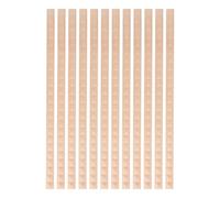 Toddmomy 12 Piezas Molduras de Madera para Bricolaje Listones de Madera para Manualidades Tallado Decorativo Pintables en Tira para Ventana y Armario