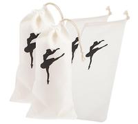 Toddmomy 12piezas Bolsa De Zapatillas De Ballet Cordón Estuche De Almacenamiento para Zapatillas De Punta Lienzo Resistente y Lavable para Clases De Danza y Viajes