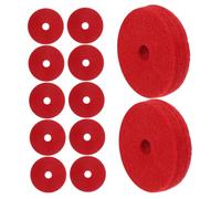 Toddmomy 12piezas Pads De Platillos Almohadillas De Fieltro Para Soporte De Tambores Amortiguadores Antivibración Para Accesorios De Repuesto