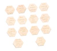 Toddmomy 14piezas Tarjetas De Logros para Bebés Bloque Conmemorativo Mensual para Cumpleaños Infantiles Seguimiento del Crecimiento