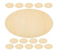 Toddmomy 15 Unidades Rodajas de Madera Ovaladas se Pueden Pintar y Teñir sin Terminar de Boj para Manualidades Ideales para Decoración del Hogar y Regalos Creativos